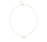 GUESS Damen-Kette Unendlichkeitszeichen mit Herz Goldfarben JUBN06047JWYGT/U