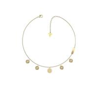 GUESS Halskette Multi Charm Lotus Lotusblume JUBN01339JWRHT-U/JUBN01339JWYGT-U, Einheitsgröße, Metall, Kein Edelstein