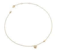 GUESS Sparks 16-18" Guess Coin Necklace Yellow Gold