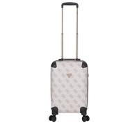 Guess Handgepäckkoffer Berta 18 in 8-Wheeler S 53cm dark taupe logo