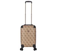 Guess Handgepäckkoffer Berta 18 in 8-Wheeler S 53cm latte logo/brown