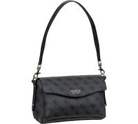 GUESS Brenton Flap Shoulder Bag Coal Logo