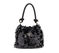 GUESS - Handtasche Holiday Shine Top Handle Pouch Black Schwarz