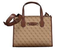 Guess Handtasche Izzy Latte Logo Brown