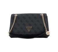 GUESS - Handtasche Mit Überschla Noelle Convertible Xbody Flap Coal Logo grau