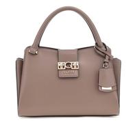 Guess Handtasche Jane Satchel Lederimitat Damen Taupe