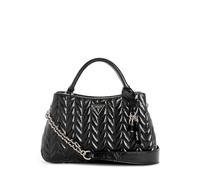 GUESS Handtasche Umhängetasche Cheryl Triple Compartment Satchel Black schwarz