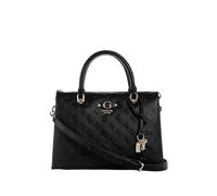 Guess Shopper Tasche Dita – 22 cm, mehrere Fächer, schwarzes Logo, schwarz