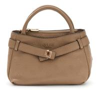 GUESS Ella Logo Mini Satchel Beige Logo
