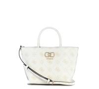 GUESS Handtasche Umhängetasche Emelie Logo Mini Tote White Logo weiß