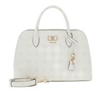 GUESS Emelie Logo Two Comp Satchel White Logo
