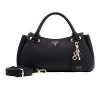 GUESS Handtasche Umhängetasche Evie Triple Compartment Satchel Bag Black schwarz