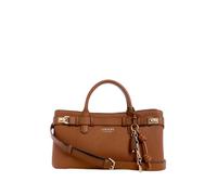 Guess Handtasche Gregoria Girlfriend Satchel – Cognac – Lederimitat – Damen