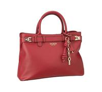 GUESS Handtasche Umhängetasche Gregoria Large Girlfriend Satchel Red dunkelrot