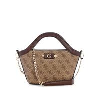 GUESS Lindsey Mini Tote Latte Logo