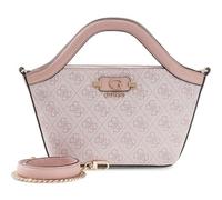 GUESS Handtasche Umhängetasche Lindsey Mini Tote Orchid Logo altrosa