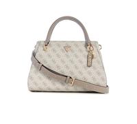GUESS Handtasche Umhängetasche Noelle II Luxury Satchel Dark Taupe Logo