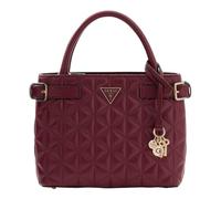 GUESS Handtasche Umhängetasche Paisleigh Small Satchel Burgundy weinrot