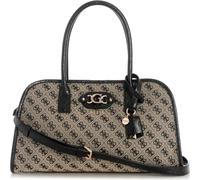 GUESS Handtasche Umhängetasche Samantha Girlfriend Satchel Black Logo schwarz