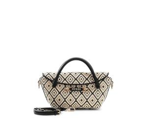 GUESS Handtasche Umhängetasche Sophia Mini Satchel Black schwarz