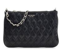 Guess Handtasche Utensilientasche Maxine Quilted Flat Pouch Schwarz