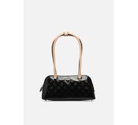 Guess Handtasche Arnela Shoulder Satchel Lederimitat Schwarz mit Logo Einheitsgröße