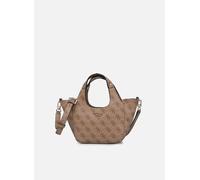 Guess Umhängetasche Calista Mini, Lederimitat, Hellbraun, Damen