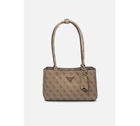 Guess Meridian 4G Logo Schultertasche braun, Lederimitat, Damen