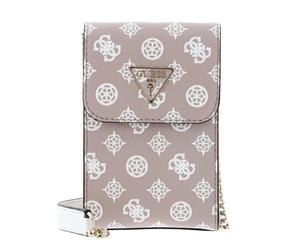 GUESS Handytasche Umhängetasche Noelle Girlfriend Smartphone Bag Rosewood Logo altrosa