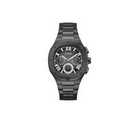 Guess Headline Herren Armbanduhr, Schwarz Gold, Edelstahlarmband, 5 bar Wasserdichtigkeit - 42 mm Gehäuse, markantes Design, GW0572G3 SP