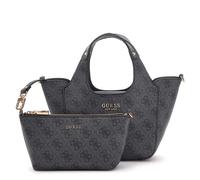 Guess Umhängetasche Calista Mini – Lederimitat – Anthrazit – Damen
