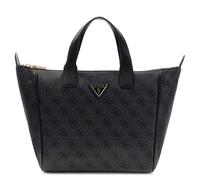 Guess Schultertasche Follie Small Tote Bag Coal Logo Dunkelgrau Größe UNICA
