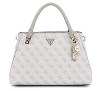 Guess Henkeltasche Noelle II Luxury Satchel (HWBG) dark taupe logo