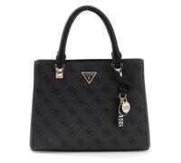 Guess Handtasche Noelle II Multi Compartment Satchel S Coal Logo