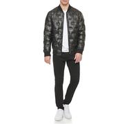 GUESS Herren 111AP219 Bomberjacke, Schwarz, S