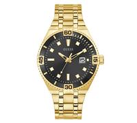 Guess Herren Armbanduhr PREMIER Analog goldfarbenes Armband GW0330G2 One Size