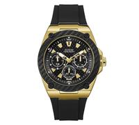 GUESS Herren Analog Japanisches Quarzwerk Uhr mit Silikon Armband U1049G5