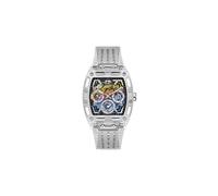 GUESS Herren Analog Quarz Uhr mit Silikon Armband GW0499G3
