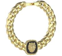 GUESS Herren-Armband aus der Kollektion Lion King. Das Armband hat als Symbol Lwe und hat die Gre: L. Das Armband hat die Farbe Gold und Schwarz. Die Referenz lautet: JUMB04001JWYGBKL