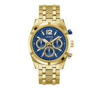 Guess Herren Armbanduhr aus Edelstahl, goldfarben, Klassisch