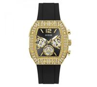 Guess Herren Armbanduhr GW1069G2 Phoenix Quantum – 44 mm Gold/Schwarz, Chronograph, Quarz, 5 ATM