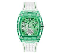 Multifunktionsuhr GUESS "PHOENIX", weiß, Armbanduhren, Herren, Armbanduhr, Quarzuhr, Herrenuhr, Silikonarmband (22982030-0) weiß