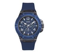 Guess Herren-Armbanduhr Rigor Analog Quarz Silikon W0248G5