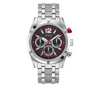 Guess Herren Armbanduhr Silber Multifunktion Resistance GW0714G1
