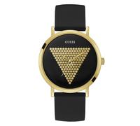 Guess Herren Analog Quarz Uhr mit Silikon Armband W1161G1
