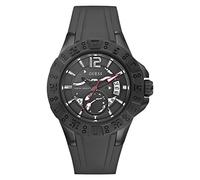 Guess Herren-Armbanduhr XL Magnum Analog Quarz Silikon W0034G3