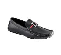 GUESS Herren Askers Fahrer-Slipper, Black Saffiano 004, 44 EU