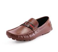 GUESS Herren Askers Loafer, Cognac, 7