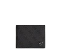 Guess Herren Geldbörse Madrid – RFID-Schutz, Leder, 12 cm – Grau
