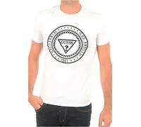 Guess Herren CN SS Heal Itself Tee Pullunder, Weiß (True White), Large